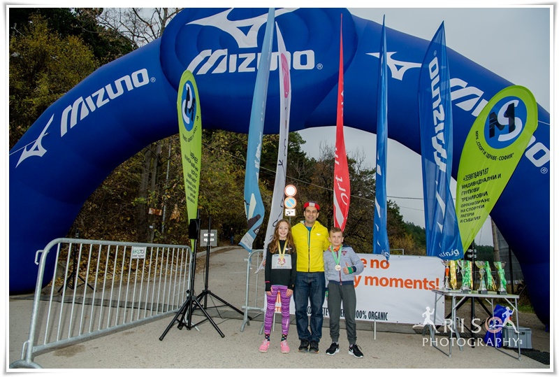 Състезание по планинско бягане, дистанция 1 км, 17.11.2019, в Пначарево – златен медал при децата до 14 години.